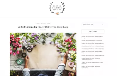 Flower Delivery Review Listing