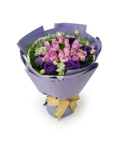 紫色温馨 花束