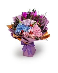 Sweet Purple flower bouquet