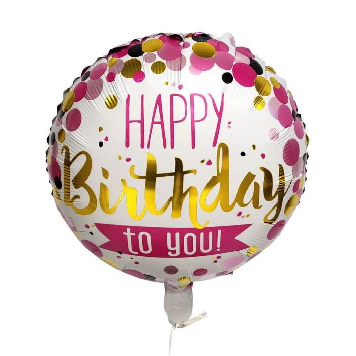 生日快樂鋁膜氣球